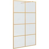  Zid za walk-in tuš Zlatno 115 x 195 cm Staklo otporno na udarce | shoptok.hr