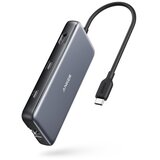Anker USB-C Data Hub, 8u1 Multiport, PD 85W, 10Gbps crni | Eponuda.com