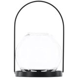 Venture Home svjetiljka za svijeću (lantern) Flora ⌀22 cm, crna | shoptok.hr