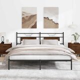  Okvir kreveta bez madraca smeđi hrast 160x200 cm izrađeno drvo | Eponuda.com