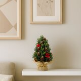  Dekorativno božićno drvce s češerima 17x10cm | shoptok.hr