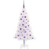 vidaXL Umjetno božićno drvce s stalakom Bijelo 150 cm PVC i čelik | shoptok.hr