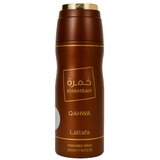 Lattafa Unisex dezodorans Khamrah Qahwa, 200 ml Cene