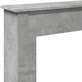  Okvir za kamin boja betona 75x20x87,5 cm od konstruiranog drva | shoptok.hr
