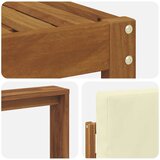  Set vanjskih sofa 8 kom. Prirodna i krem | shoptok.hr