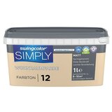 SWINGCOLOR Boja za zid Simply (Smeđa – br. 12, Mat, 1 l) | shoptok.hr