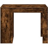  Radni stol s ladicom i policom dimljeni hrast 102x62x77,5 cm | shoptok.hr