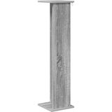  Stalak za biljke 2 pcs Sivi Sonoma 25 x 25 5 x 100 5 cm | shoptok.hr