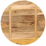 Stolna ploča Ø 80x2,5 cm okrugla od masivnog grubog drva manga | Eponuda.com