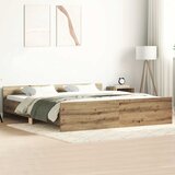 vidaXL Okvir kreveta bez madraca boja hrasta artisan 180x200 cm Cijene