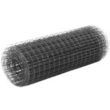 vidaXL Žična mreža za ograjo jeklo s PVC oblogo 10x0,5 m siva | Shoptok.si