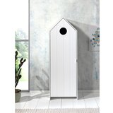 Vipack Bela/svetlo modra odprta otroška garderobna omara 173x171,5 cm CASAMI – | Shoptok.si