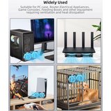 RUIZHI 12 V Ventilator Z Nastavljivo Hitrostjo za PC, Prenosnike in Konzole | Shoptok.si