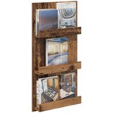  Polica za časopise s policom Staro drvo 51 x 11 x 102 cm | Eponuda.com