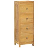 vidaXL Predalnik 30x30x90 cm trdna tikovina Cene