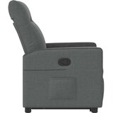  Naslonjač na podizanje od tkanine tamnosivi | shoptok.hr