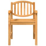 Vrtne stolice 4 kom 58 x 59 x 88 cm od masivne tikovine | Shoptok.si