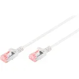 DK-1617-010S RJ45 omrežni kabel\, Patch kabel CAT 6 U/UTP 1.00 m siva brez halogena\, ognjevaren\, prilagodljiv\, neoklopljen 1 kos, (20418126)