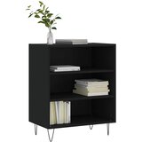  Komoda crna 57 x 35 x 70 cm od konstruiranog drva | shoptok.hr