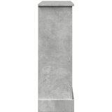  Okvir za kamin boja betona 90x30x90 cm od konstruiranog drva | shoptok.hr
