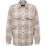 Minimum Srajca 'Kendo' ecru / pikčasto rjava | Shoptok.si
