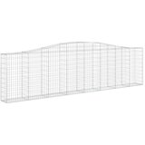  Lučne gabionske košare 2 kom 400x30x100/120cm pocinčano željezo | shoptok.hr