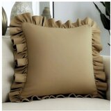 Mila Home Prevleka za blazino iz mešanice bombaža 40x40 cm Ruffled – | Shoptok.si