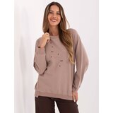 RELEVANCE Blouse-RV-BZ-A876.52-dark beige | Shoptok.si