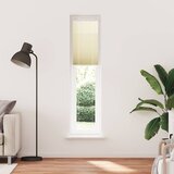  Plisirana zavjesa krem boje 45x200 cm Širina tkanine 44,4 cm Poliester | shoptok.hr