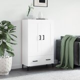 vidaXL Visoka komoda bijela 69 5 x 31 x 115 cm od konstruiranog drva Cijene