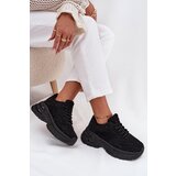 Boto Ladies Sneakers With Rhinestones And Sheepskin Black Zarika | Shoptok.si