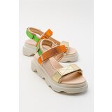 LuviShoes Arey Orange Multi Women's Sandals cene
