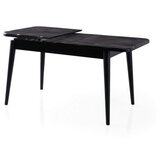 Hanah home Crea - 2941 Black Extendable Dining Table | ePonuda.com