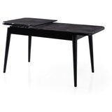 Hanah home Trpezarijski sto Crea - 2941, 130x75x80 cm, Crni | Eponuda.ba