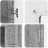  Set TV komoda s ladicama Zidne Siva Sonoma Konstruirano drvo | shoptok.hr