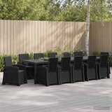  Vrtni set za objed 14 kom. Antracit PP | shoptok.hr