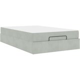  Okvir kreveta s madracem 2 kom. Svjetlosiva Baršun 120 x 190 cm | Shoptok.si