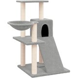  Penjalica za mačke sa stupovima za grebanje svjetlosiva 82 cm | shoptok.hr