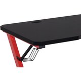 XXXL Gaming Miza Graz, 120x60, Črna, Rdeča | Shoptok.si