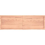  Zidna polica svjetlosmeđa 160x50x(2-6) cm obrađena hrastovina | shoptok.hr