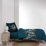 Douceur d intérieur Petrolej zelena pamučna posteljina za krevet za jednu osobu 140x200 cm Alianor – | shoptok.hr