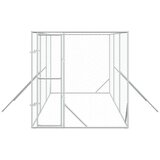Vanjski kavez za pse srebrni 2 x 6 x 2 m od pocinčanog čelika | shoptok.hr