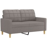  3-dijelni set sofa s jastucima smeđesivi od tkanine | shoptok.hr