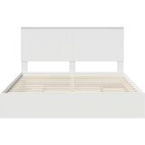  Krevet s od storage Bijelo 160 x 200 cm Konstruirano drvo | shoptok.hr