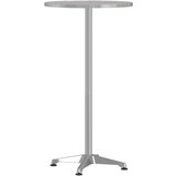  The Living Store Zunanja barska miza nastavljiva Ø59,5x70/109,5 cm aluminij - Zunanja Barska Miza, (21496411) | Shoptok.si