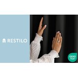 Restilo zasłona CARLI kolor czarny gładki styl klasyczny troczki 25x1,5cm materiał oxford 140x250 | shoptok.hr
