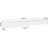  Povišeni vrtni krevet Zelena 600 x 80 x 55 cm | shoptok.hr