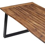 vidaXL Jedilna miza iz trdnega akacijevega lesa 180x90 cm | Shoptok.si