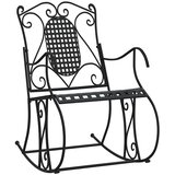  Klupa za ljuljanje 84 cm crna čelična | Eponuda.com