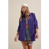 Bigdart 3900 Oversize Long Basic Shirt - Purple | Shoptok.si